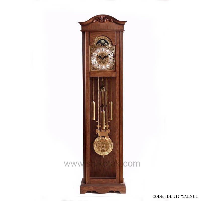 ساعت ایستاده طرح کریستینا قهوه ای