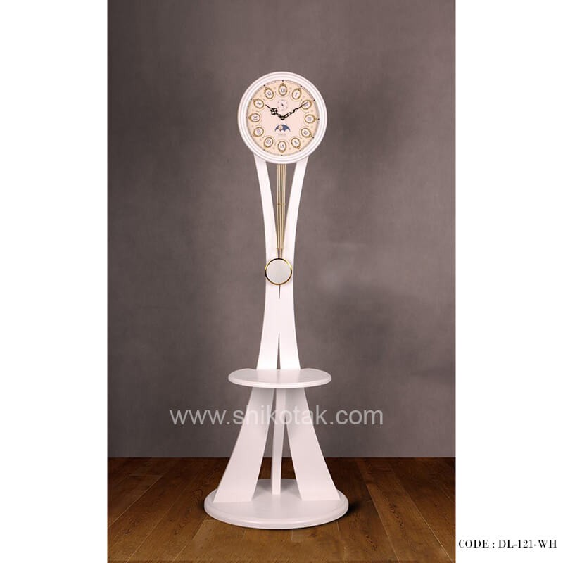 ساعت ایستاده سری 121 فلور سفید