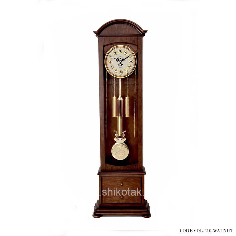 ساعت ایستاده طرح لئوناردو  قهوه ای