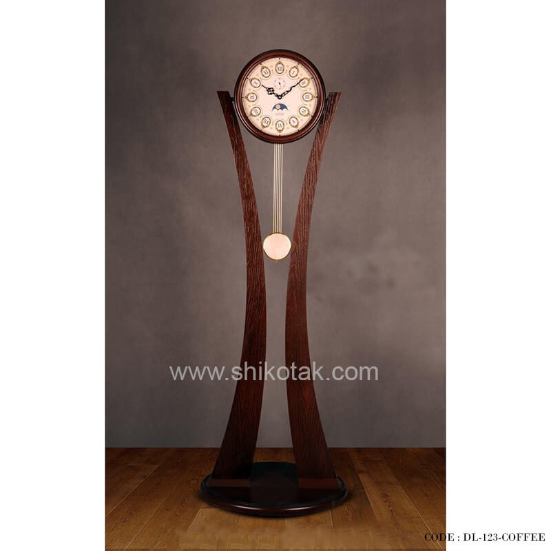 ساعت ایستاده سری 123 فلور فندقی