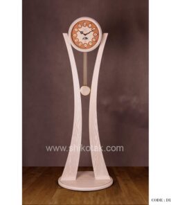 ساعت کنار سالنی سری 123 فلور کرمی