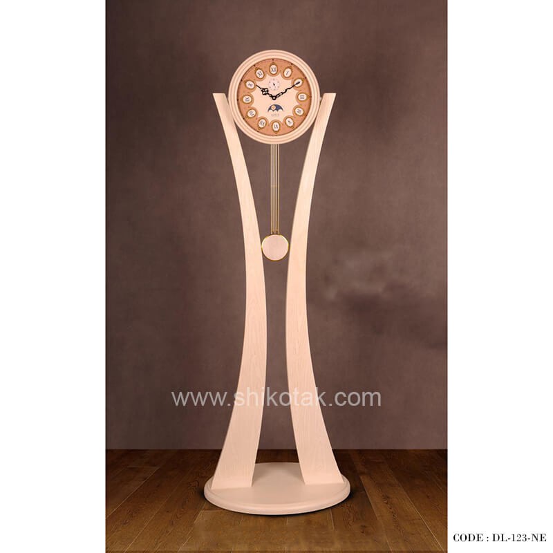 ساعت کنارسالنی سری 123 فلور نسکافه ای