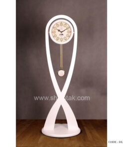 ساعت کنارسالنی سری 124 فلور سفید