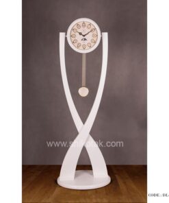 ساعت ایستاده پاندول دار سری 125 فلور سفید