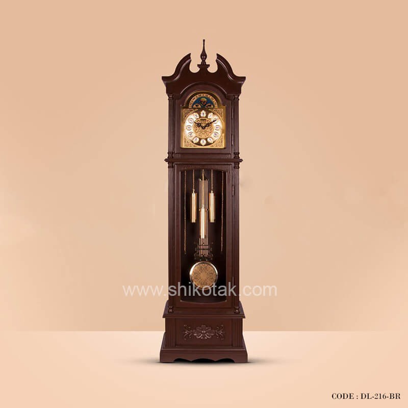 ساعت ایستاده چوبی سری 216 کرون سونایی