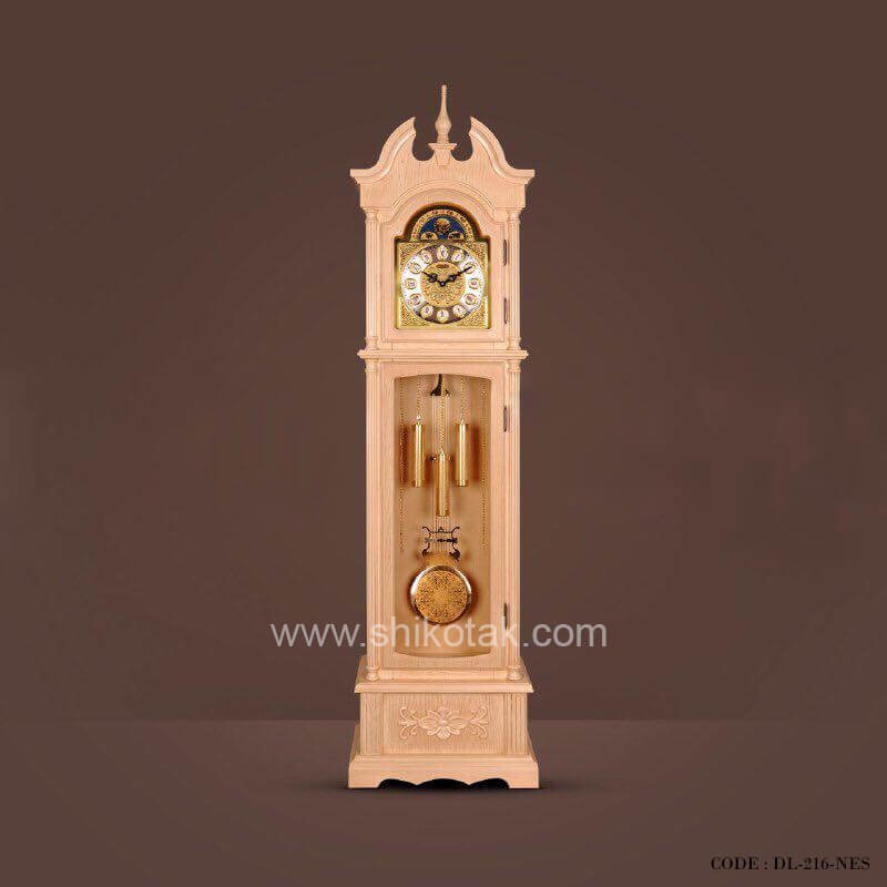 ساعت ایستاده چوبی سری 216 کرون نسکافه ای