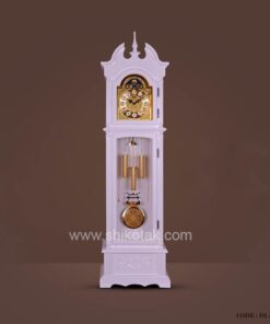 ساعت ایستاده چوبی سفید سری 216 کرون