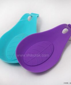 زیر قاشقی کنار گازی سیلیکونی طرح برگ