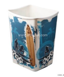 سطل زباله بزرگ طرح موج سوار