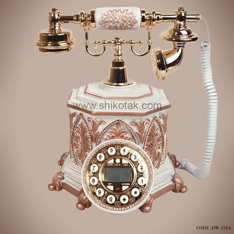 تلفن سلطنتی سفید سری 118