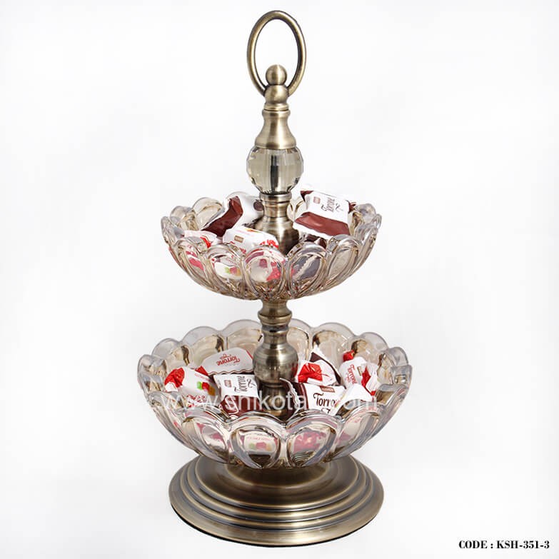 شکلات خوری دو طبقه طرح پولک