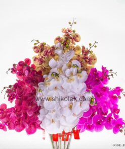 گل مصنوعی ارکیده کاتلیا ساقه بلند