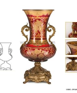 گلدان سلطنتی پایه برنز سری002