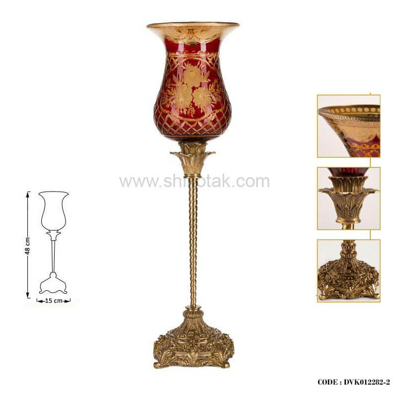 شمعدان سلطنتی کوتاه مدل لاله عباسی سری812