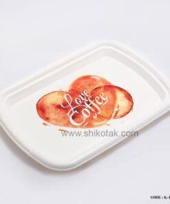 سینی پلاستیکی کودک هگا طرح coffee