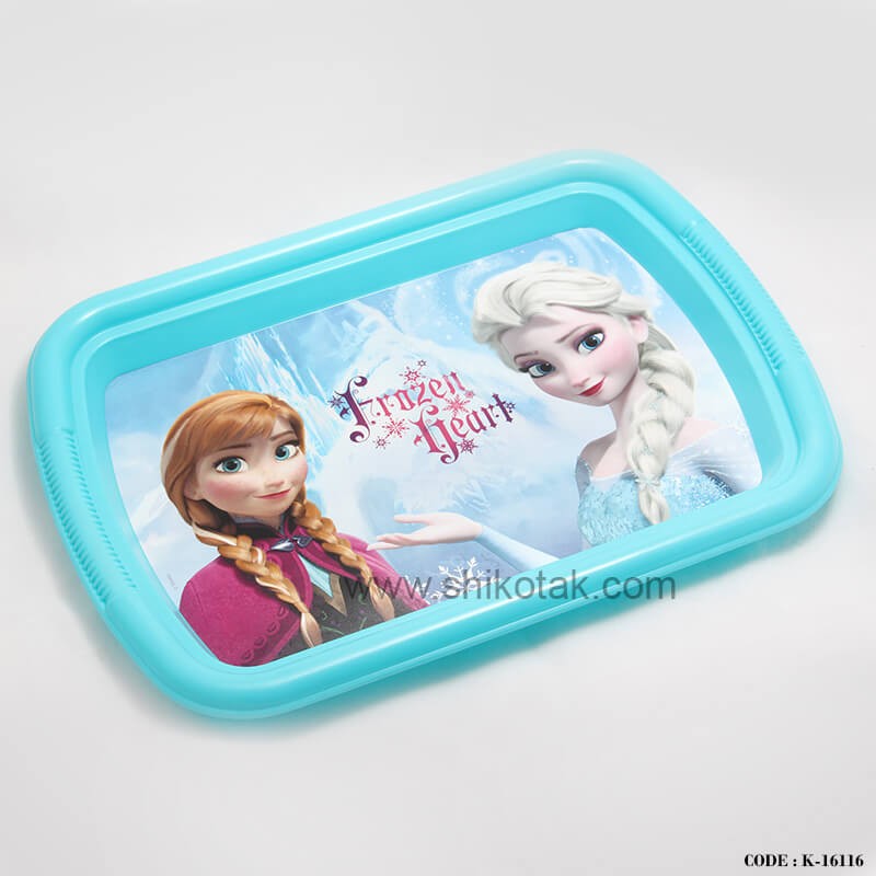 سینی آبی طرح فروزن