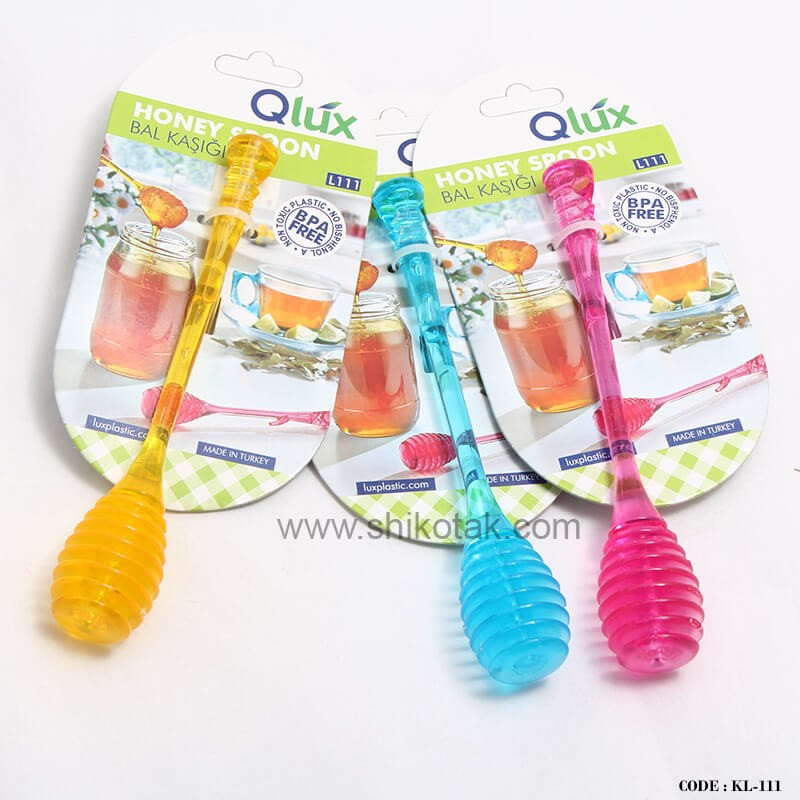 قاشق عسل خوری رنگی