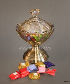 آجیل خوری پایه برنز در دار سری6