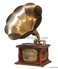 گرامافون رومیزی مدل ماکان شیپور بزرگ