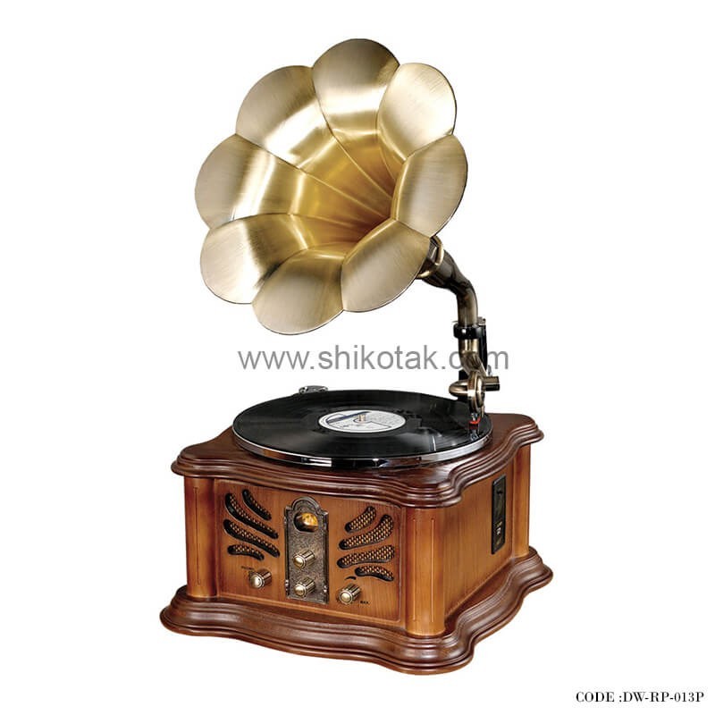 گرامافون رومیزی طرح قدیمی مدل آرتا