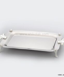 سینی استیل طرح تاجی