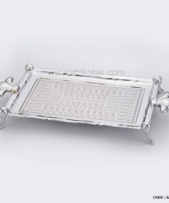 سینی جم کروم طرح تخت جمشید