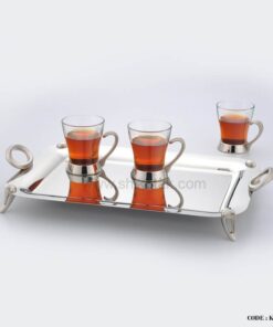 سرویس چای خوری 6 نفره استیل