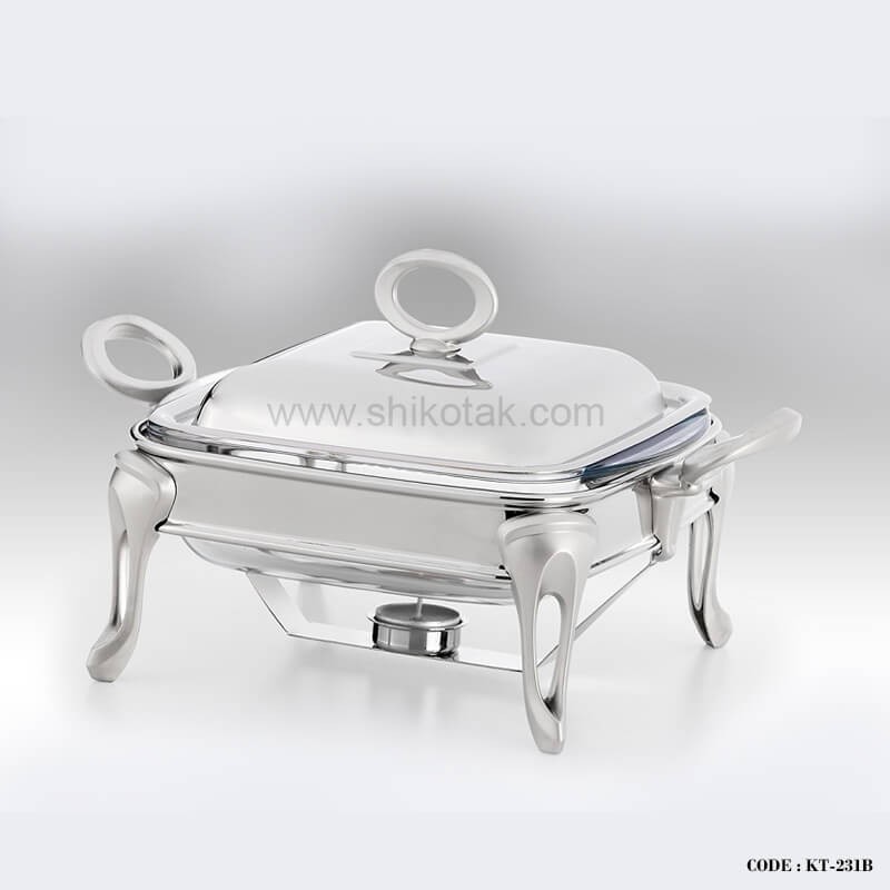 سوفله خوری سیلور مربع مدل حلقه ای کوچک