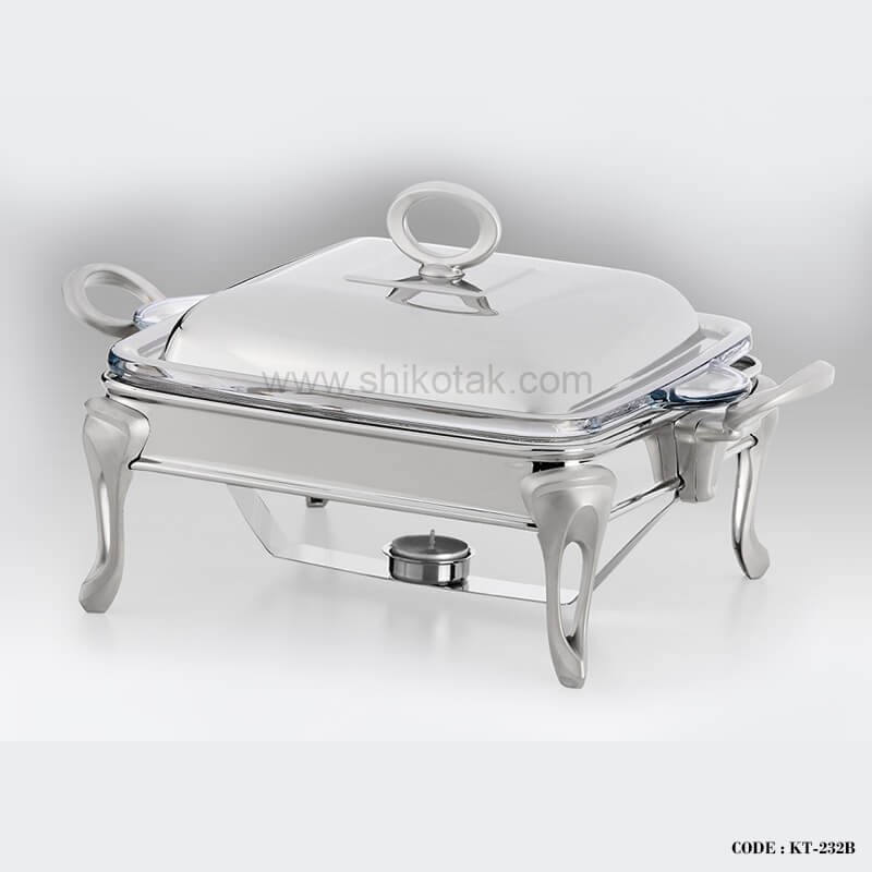 سوفله خوری سیلور مربع مدل حلقه ای بزرگ