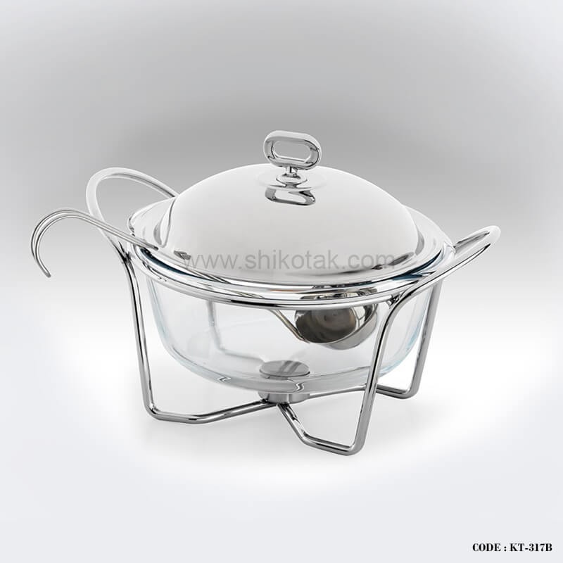 ظرف سوپ خوری پایه دار 2 لیتری