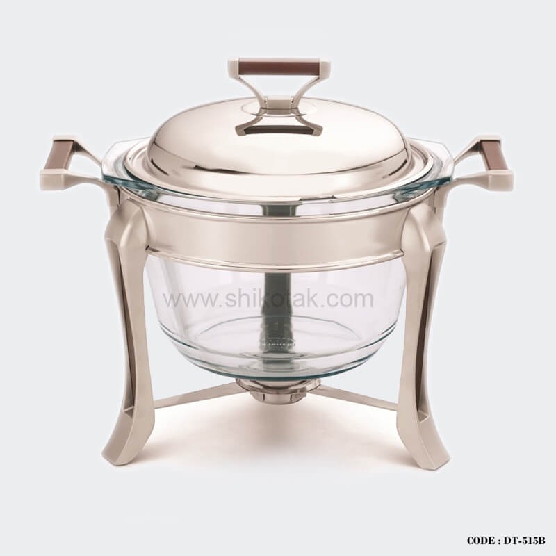 سوپ خوری شمع دار طرح چوب