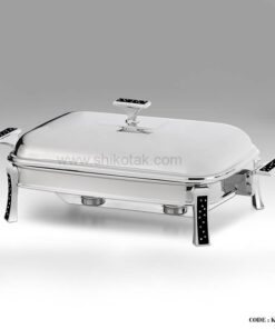 ظرف سوفله خوری تک استیل سایز بزرگ