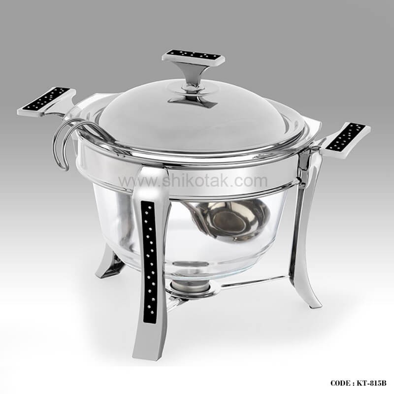 سوپ خوری استیل طرح دایموند