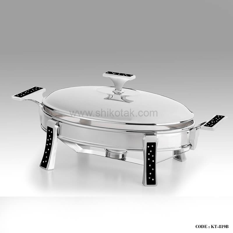 سوفله خوری بیضی نگین دار سایز متوسط