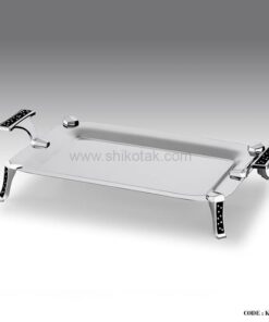 سینی پذیرایی طرح دایموند سایز کوچک