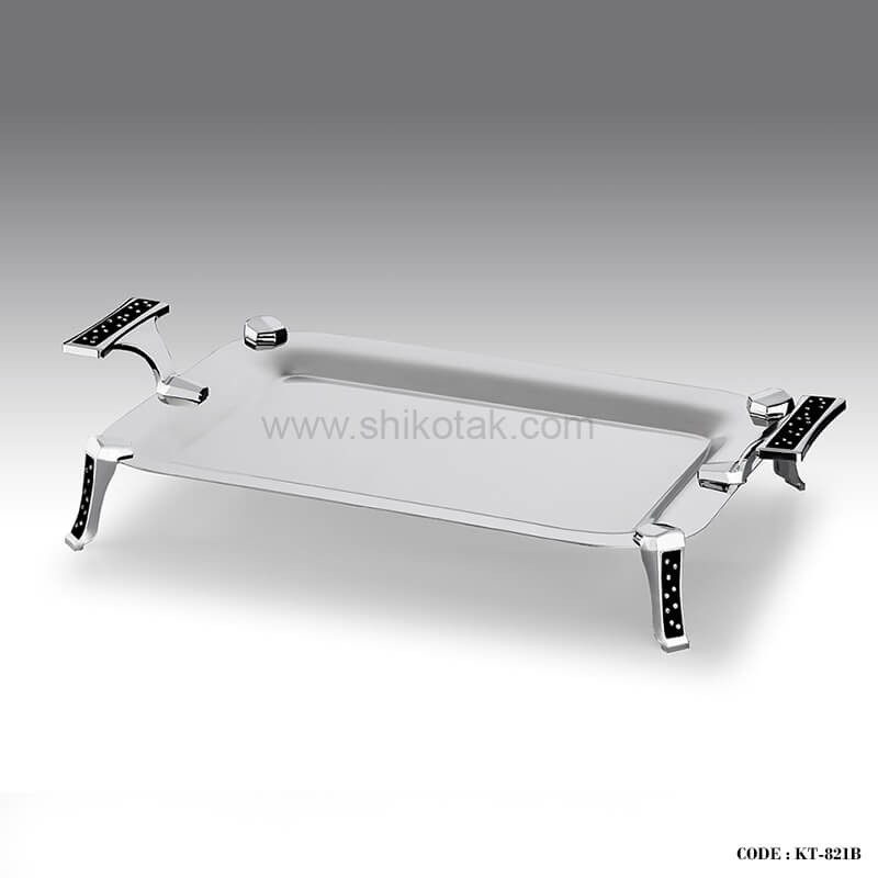 سینی پذیرایی طرح دایموند سایز کوچک