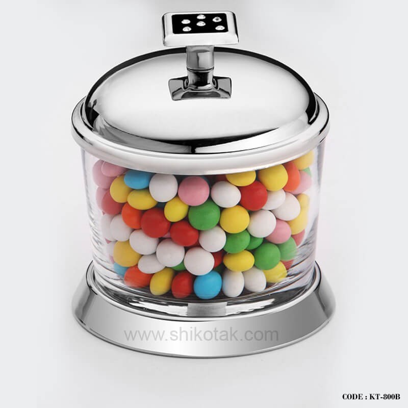 قندان استیل طرح دایموند