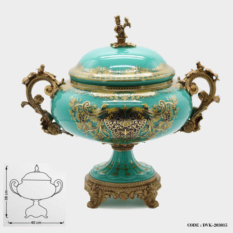 ظرف شکلات خوری تزئینی سلطنتی سری 015