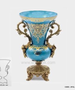 گلدان  سلطنتی آبی سری 093