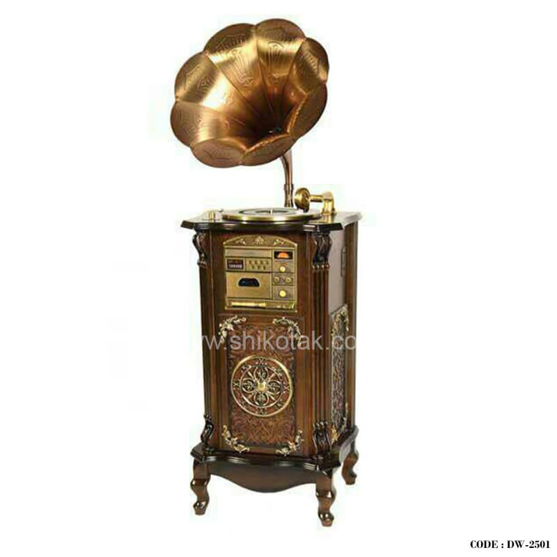 گرامافون مبله قهوه ای سری 2501