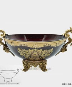 میوه خوری سلطنتی پایه کوتاه زرشکی سری 094