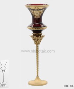 شمعدان طلایی مدرن سری 011