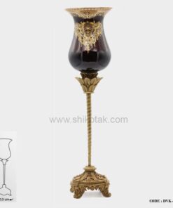 شمعدان زینتی زرشکی سری081