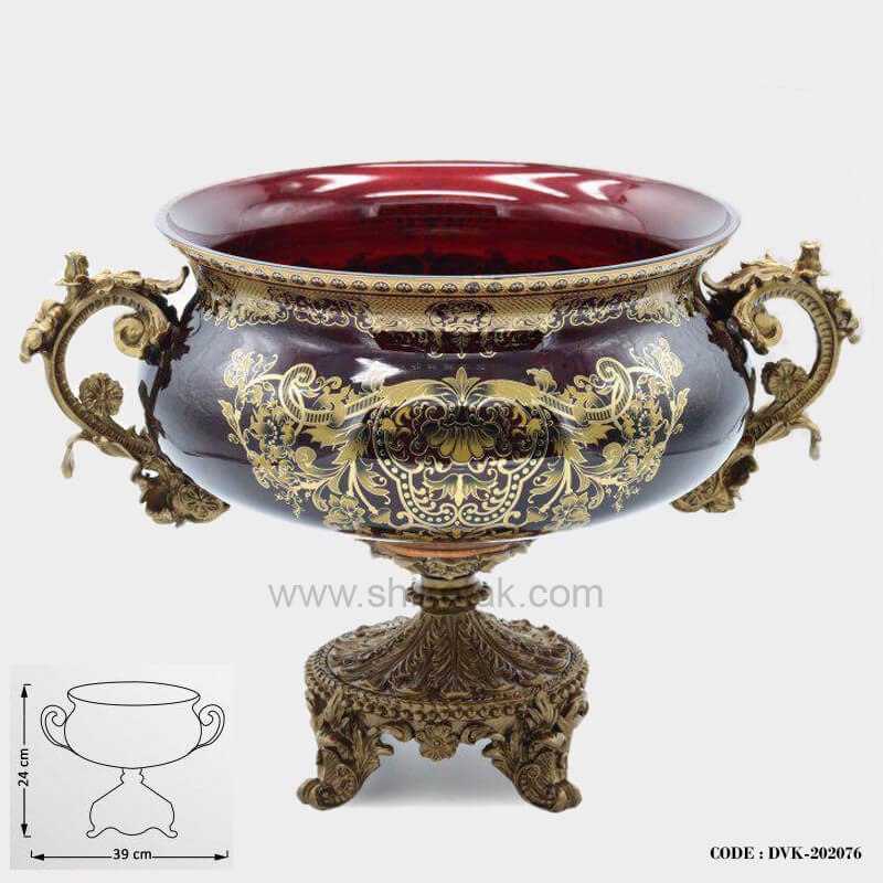 ظرف میوه خوری دکوری بزرگ سری 076