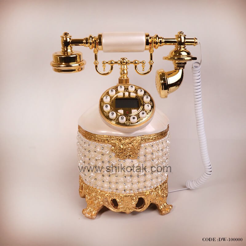 تلفن مروارید طرح شکوفه سری 100