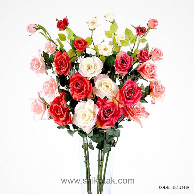 گل سرخ شاخه بلند مصنوعی