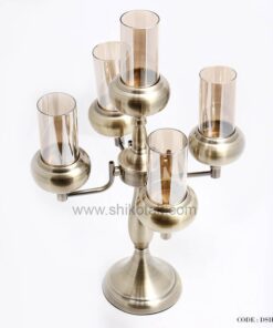 شمعدان پنج شعله برنزی براق