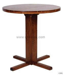 میز ناهارخوری گرد کم جا سری 401