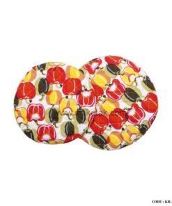 نیم ست پارچه ای آشپزخانه طرح فلفل دلمه