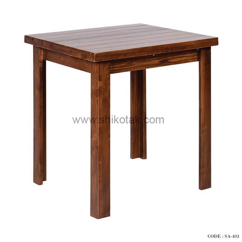 میز ناهارخوری چوبی مستطیل سری 403